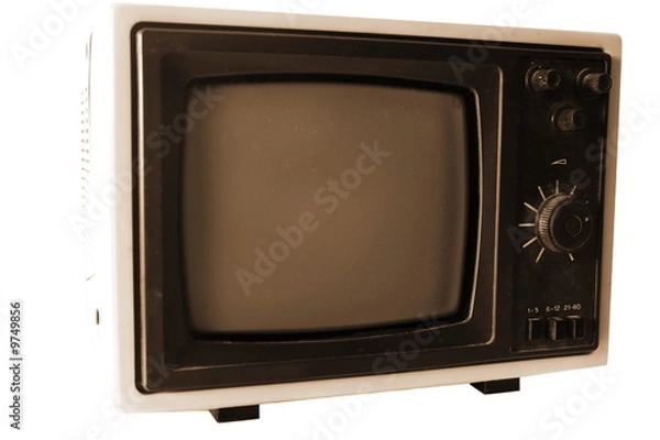 Fototapeta Vintage TV
