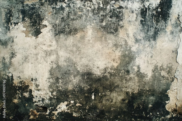 Fototapeta A close-up of a weathered surface displaying earthy tones of brown, beige, and black, evoking a sense of natural aging and rustic charm.