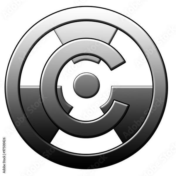 Obraz Modern Copyright symbol