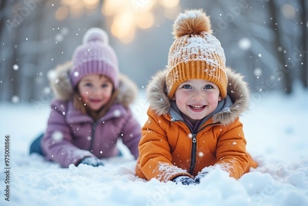 Fototapeta Winter fun

