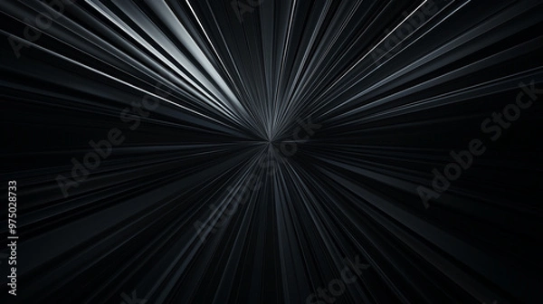 Fototapeta Simple black lines, geometric background