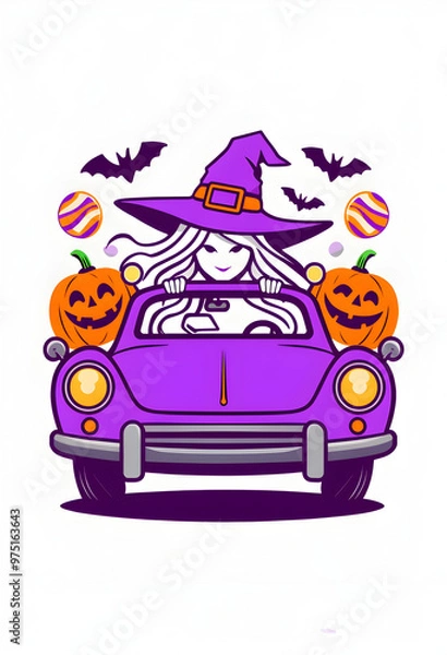 Fototapeta Happy Halloween Artwork for Parties