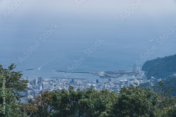 Obraz 静岡の海と船