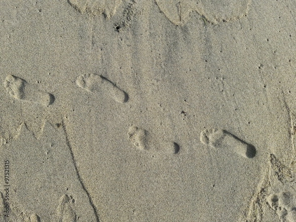Obraz Footprint in sand