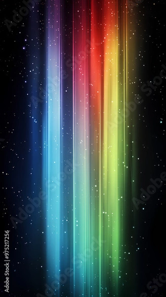 Fototapeta abstract background with rainbow