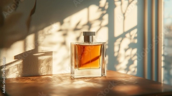 Fototapeta Artisan Fragrance Creation, Blending essential oils and alcohol, revealing the harmony of aromatic notes, emphasizing creativity and personal expression in scent design