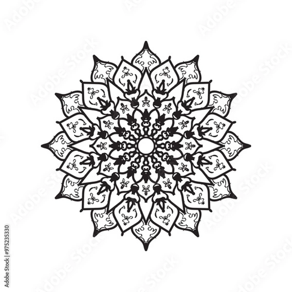 Obraz Mandala vector element round ornament decoration.i