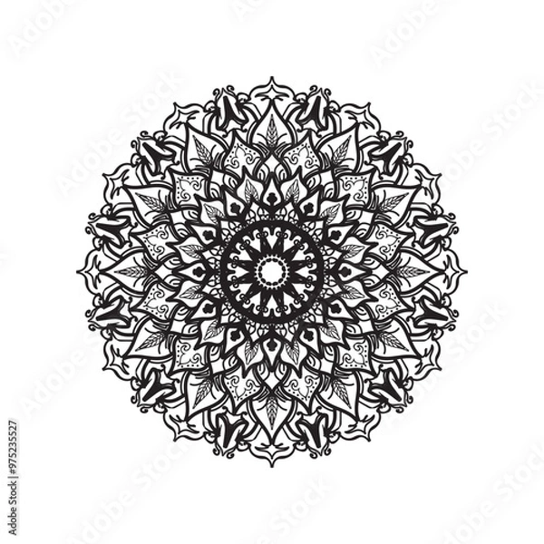 Obraz Mandala vector element round ornament decoration.i