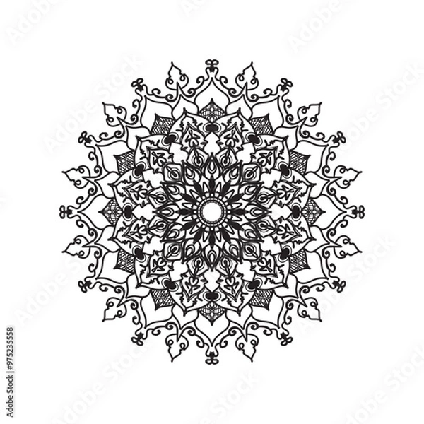 Obraz Mandala vector element round ornament decoration.i