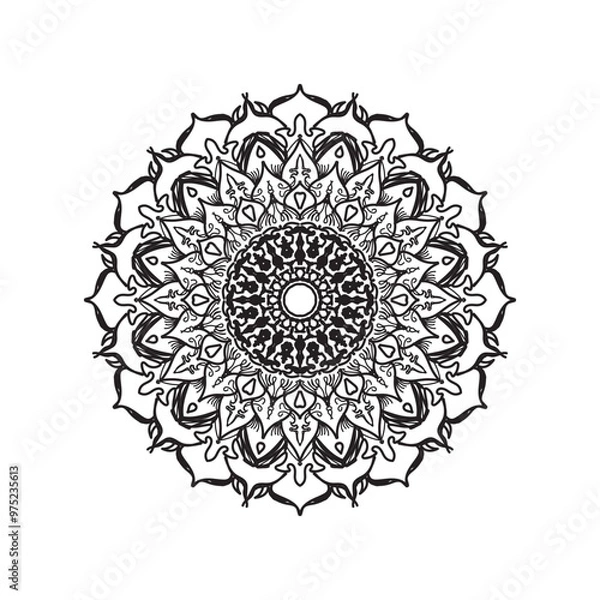 Obraz Mandala vector element round ornament decoration.i
