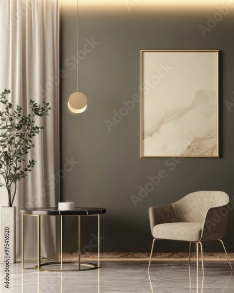 Fototapeta Modern Living Room.