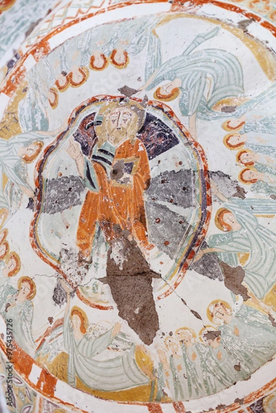 Fototapeta Ancient Church Frescoes Agacalti Kilise (Church Under the Tree) Cappadocia region of Turkey