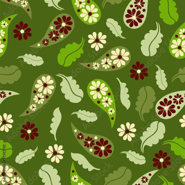 Fototapeta Paisley. Seamless pattern