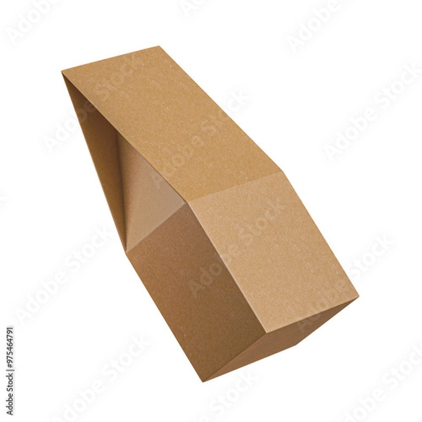 Fototapeta Pouch packaging for coffee, food or etc realistic 3D rendering