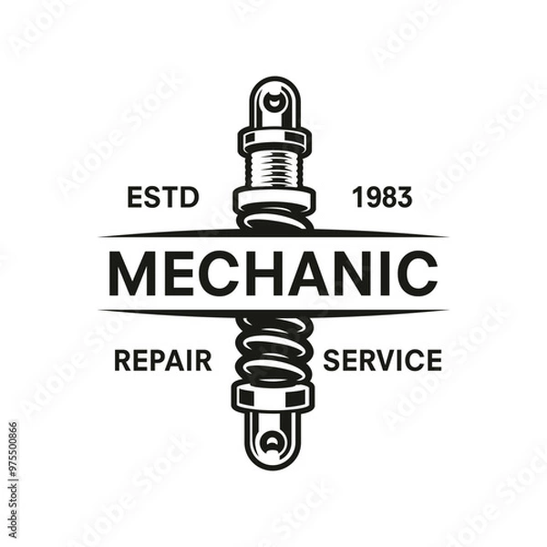 Fototapeta creative spark plugs vector illustration design on the white background