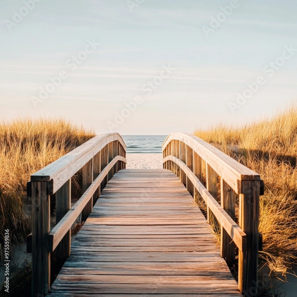 Obraz Holzbrücke Strand