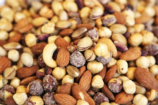 Obraz kuruyemiş, karışık,