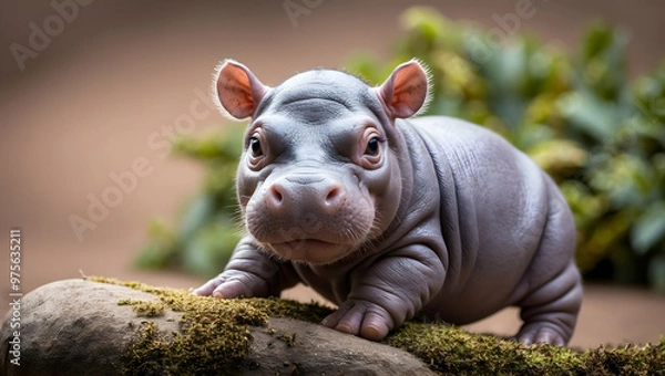 Obraz Baby Hippo