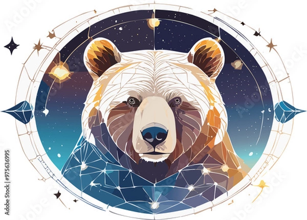 Fototapeta Bear in the sky