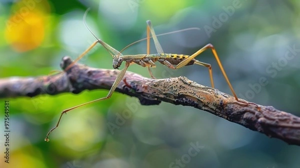 Fototapeta stick insect closeup wallpaper