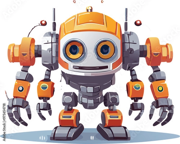 Fototapeta Futuristic objects