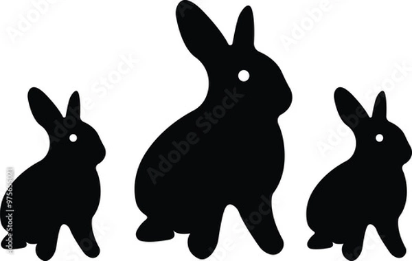 Obraz Rabbit vector.