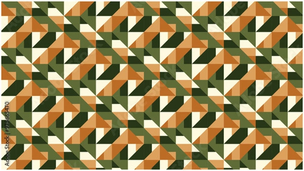 Obraz seamless geometric pattern