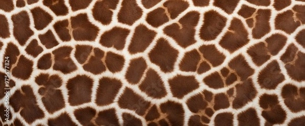 Fototapeta beauty the giraffe fur pattern texture background
