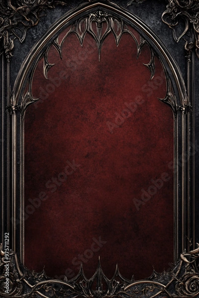 Obraz Ornate Gothic Frame Background