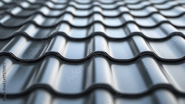 Fototapeta Abstract Metal Roof Texture