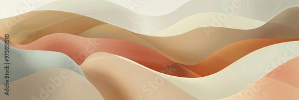 Fototapeta Muted Matte: A smooth and sophisticated abstract background in muted tones, perfect for showcasing elegance in jewelry or furniture stores.