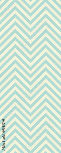 Fototapeta A repeating pattern of zigzag stripes in soft pastel colors, creating a visually appealing graphic design.