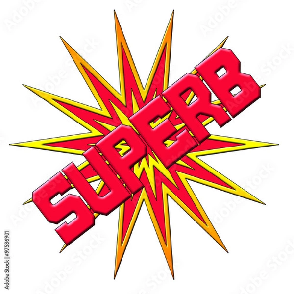 Obraz Superb Text Logo