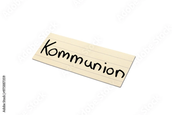 Fototapeta Communion. German word.