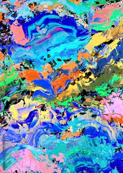 Obraz abstract watercolor background