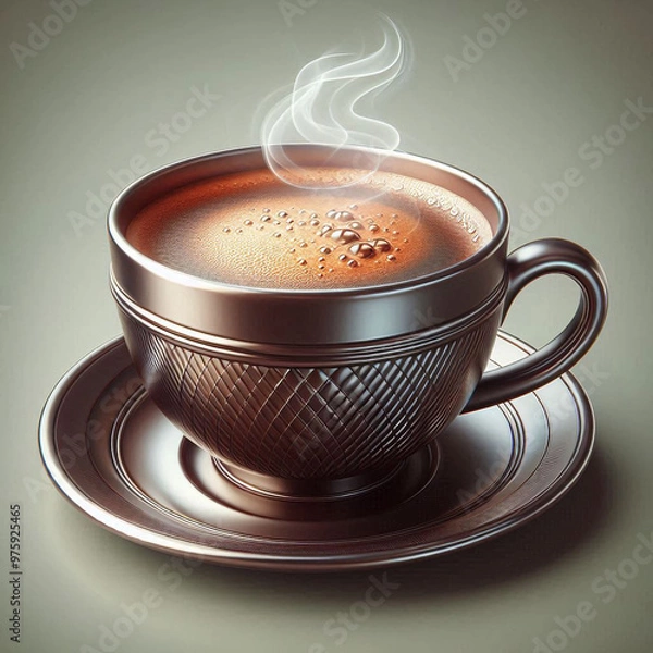 Obraz Coffee Cup with a Glossy Surface