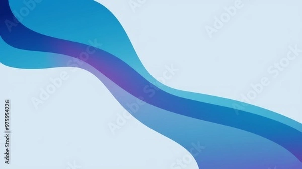Fototapeta Blue Gradient Abstract Background