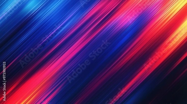 Fototapeta A colorful, abstract background with a blue stripe. The blue stripe is the only solid color in the image