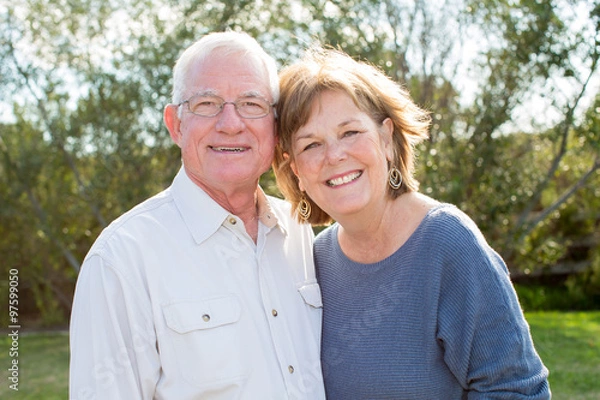 Obraz Mature senior couple