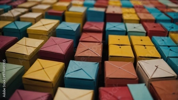 Fototapeta background of squares