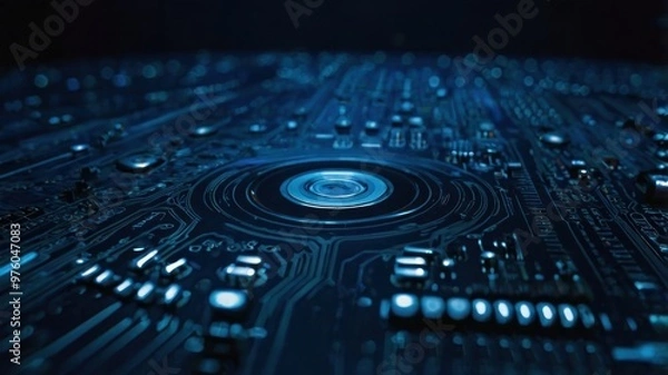 Fototapeta circuit board background