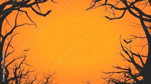 Fototapeta Halloween background design materials