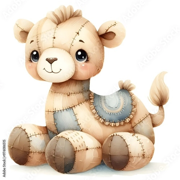 Obraz sewn camel illustration