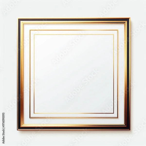 Obraz Frame Set Vintage Frame Set photo frames vector illustration
