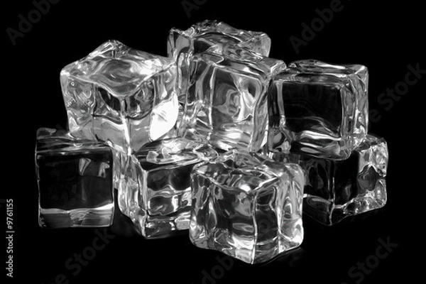 Fototapeta black ice