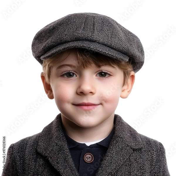 Obraz Newsboy front view isolate on transparent background