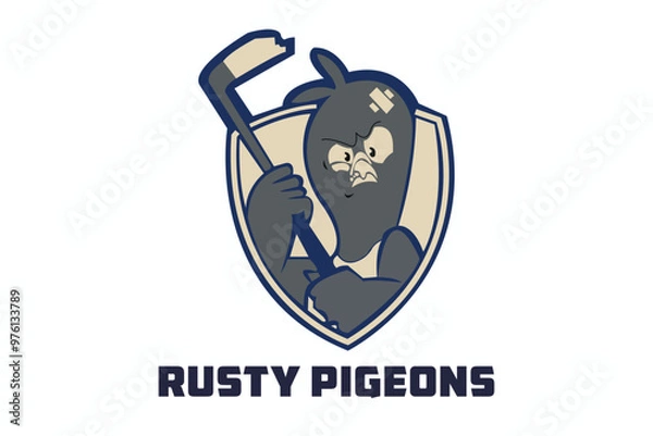 Obraz Rusty Pigeons.