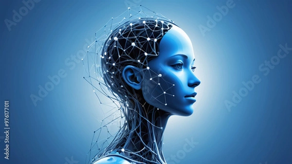 Fototapeta Artificial Intelligence Concept