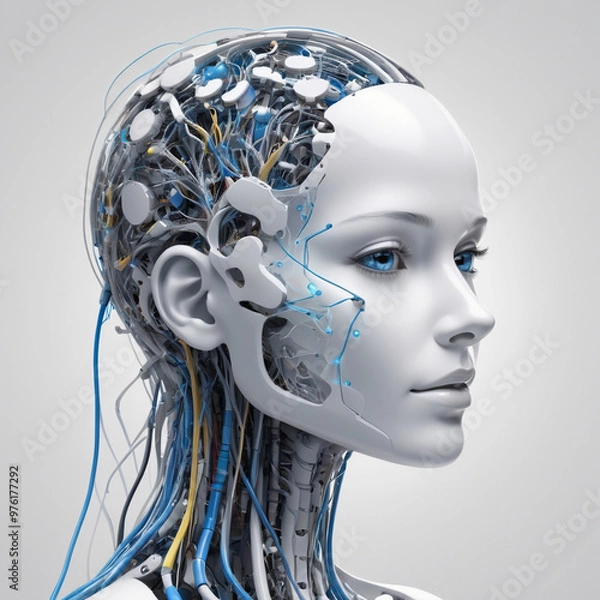 Fototapeta Artificial Intelligence Concept