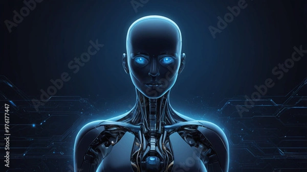 Fototapeta Artificial Intelligence Concept